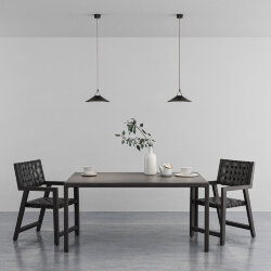 Cветильник для трека-ремня Belty Smart, серия Flow, со светодиодом, D300*H71мм, 48V DC, 20W, RA90, 120°, 2700-6500K, IP20, черный, алюминий, Denkirs DK5664-BK