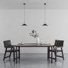 DK5664-BK Cветильник для трека-ремня Belty Smart, серия Flow, со светодиодом, D300*H71мм, 48V DC, 20W, RA90, 120°, 2700-6500K, IP20, черный, алюминий. Фото 4
