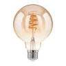 Филаментная светодиодная лампа Dimmable G95 5W 2700K E27 тонированная BLE2747 - фото 2