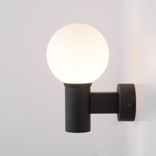 Светильник уличный настенный со стеклянным плафоном Sfera D - Фото 4