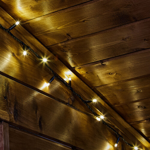 ULD-F90PRO S10M-100-SBK WW Гирлянда светодиодная, 10м, без вилки, Статическое свечение, Соединяемая, 100 светодиодов.Теплый белый свет 2700K, IP67, Провод черный - фото 8