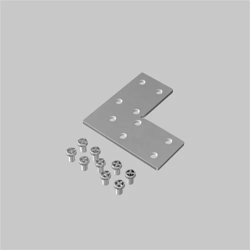 Соединитель угловой для накладного шинопровода Exility (Серебро) - фото 6