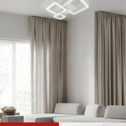 Светильник светодиодный ELEGANT ARISTO-W 60Вт 230В 3000-6500K 4700Лм 530х448х150мм пульт ДУ белый IN HOME