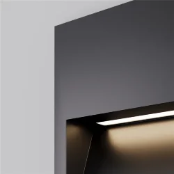 Подсветка для лестниц Футо / Futo 3000K 3Вт IP 65 (Черный) O512SL-L3B3K1