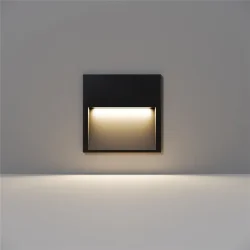 Подсветка для лестниц Футо / Futo 3000K 3Вт IP 65 (Черный) O512SL-L3B3K1