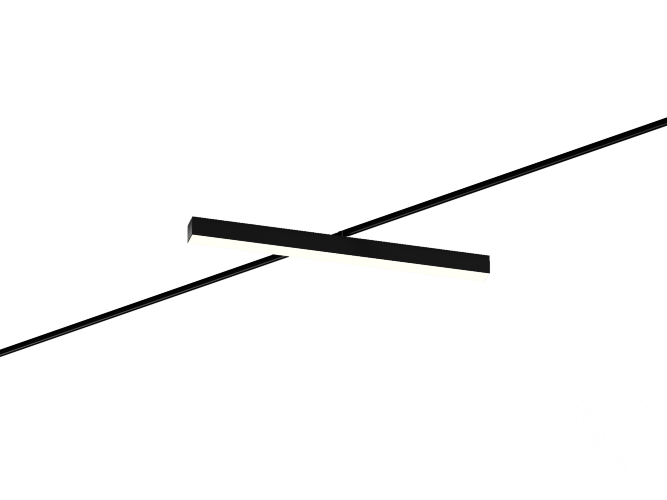 Трековый светильник 6063 5050 TR4 (RAL9005/750mm/LT70 — 4K/28W) - фото 1
