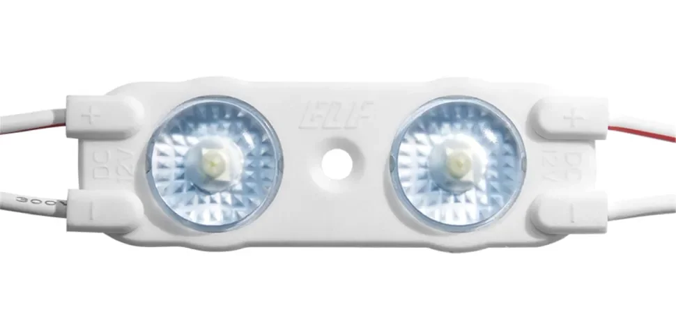 Модуль светодиодный ELF VIVO-2019, 2SMD диод 2835, с линзой, 12В, IP67, белый - фото 2