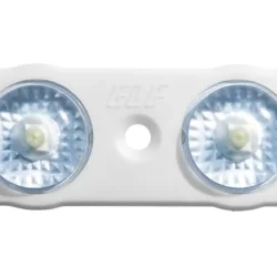 Модуль светодиодный ELF VIVO-2019, 2SMD диод 2835, с линзой, 12В, IP67, белый
