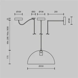 Подвесной светильник Basic colors E27х1 (Серый)