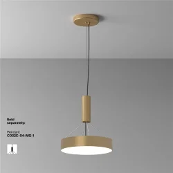 Потолочный светильник Зон / Zon 36 Вт 4000 К 120° (Матовое Золото) C032CL-36W4K-RD-MG