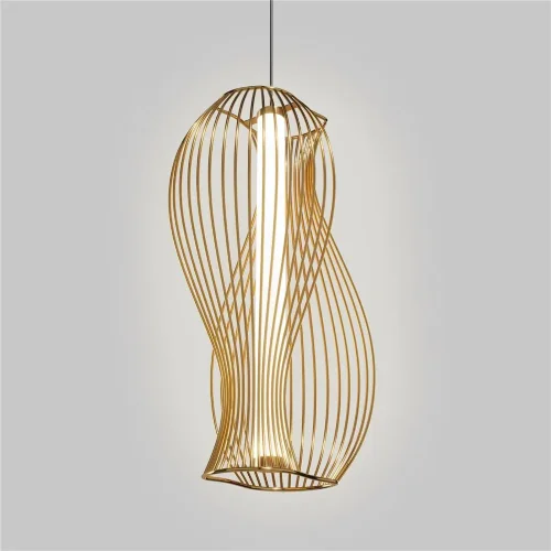 Подвесной светильник Shadows of the past 3000К 20Вт (Латунь) - фото 4