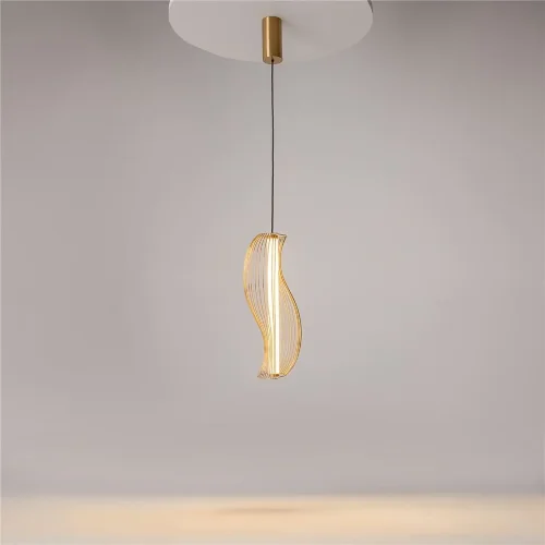 Подвесной светильник Shadows of the past 3000К 20Вт (Латунь) - фото 9