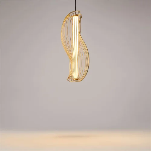 Подвесной светильник Shadows of the past 3000К 20Вт (Латунь) - фото 12