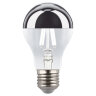 LED-A60-4W-4000K-E27-CL MIRROR-CHROME PLS02WH Лампа светодиодная, Форма A, прозрачная колба с зеркальным отражателем, Серия Sky, Белый свет 4000K - фото 1