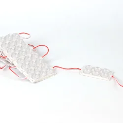 Светодиодный модуль 6 led 3030 MOD110 (12V, cool white, IP65)