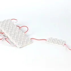 Светодиодный модуль 6 led 3030 MOD110 (12V, cool white, IP65)