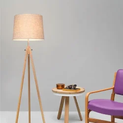 Напольный светильник (торшер) Calvin E27х1 60Вт (Бежевый)