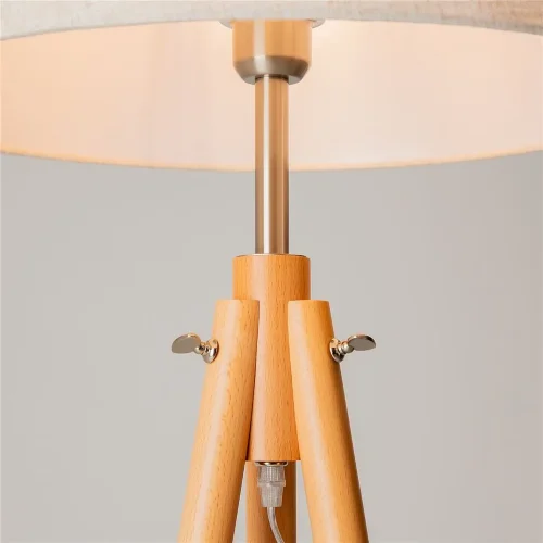 Напольный светильник (торшер) Calvin E27х1 60Вт (Бежевый) - фото 5