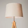 Напольный светильник (торшер) Calvin E27х1 60Вт (Бежевый) - фото 4