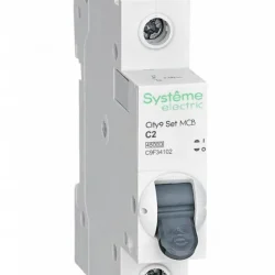 Выключатель автоматический модульный 1п C 2А 4.5кА City9 Set SE C9F34102