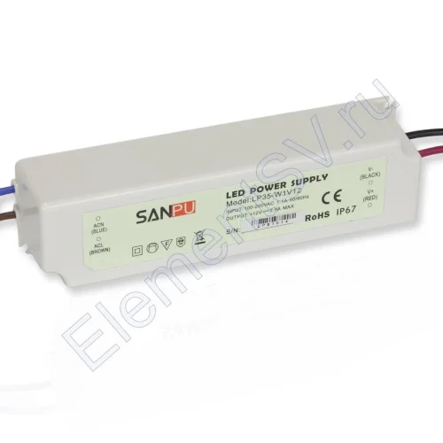 Блок питания SP-D 12V 35W 2,9A IP67 - фото 2.