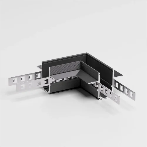 Slim Magnetic Коннектор угловой для встраиваемого шинопровода под ГКЛ 12,5мм черный 85212/00 85212/00 - фото 2