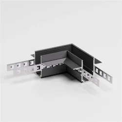 Slim Magnetic Коннектор угловой для встраиваемого шинопровода под ГКЛ 12,5мм черный 85212/00 85212/00 (067500)