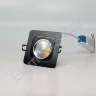 Светодиодный светильник встраиваемый 98-1 head Nest Series Black Square BW9 (5W,Day White) - фото.