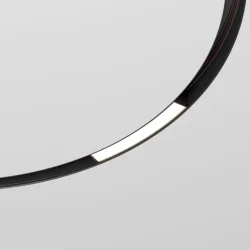 Slim Magnetic Трековый светильник для радиусного шинопровода 8W 4200K Planar чёрный Ø 800мм 85179/01 (066505)