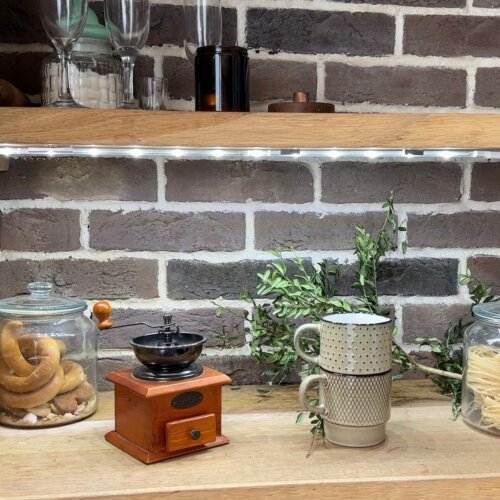 ULM-F42-3W-4200K SENSOR IP20 WHITE Комплект светодиодных полосок с датчиком движения 10Lux, Питание 4ААА, 150Lm, Белый - фото 9