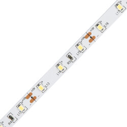 ULS-Q320 2835-60LED-m-8mm-IP20-DC12V-4.8W-m-5M-6500K Гибкая светодиодная лента на самоклеящейся основе, Катушка 5 м, в герметичной упаковке, Дневной свет6500K.