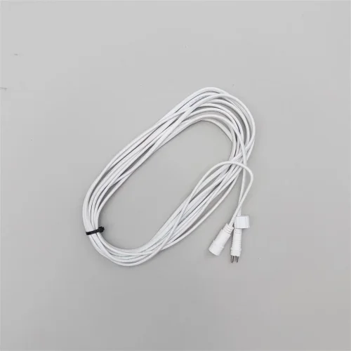 Соединитель 5м для Нитей 24В без Возможности Управления, Провод Белый ПВХ, IP65. Фото 1.