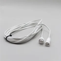 Соединитель 5м для Нитей 24В без Возможности Управления, Провод Белый ПВХ, IP65