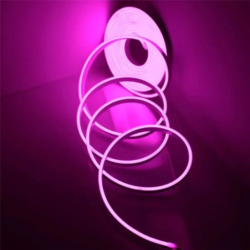 Светодиодный гибкий неон 4.5x13, 12V pink LB10 (блистер 5м) - фото I