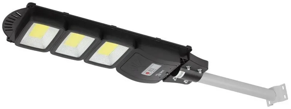 Светильник 60Вт 5000К IP65 1100лм консольный на солнечной батарее COB с кронштейном с датчиком движения ПДУ Эра Б0046796 - фото