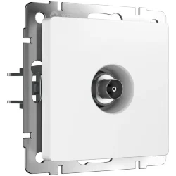 ТВ-розетка оконечная (белый матовый) W1183061