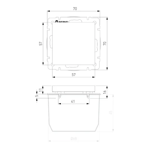Заглушка (черный матовый) W1159208 - фото 2