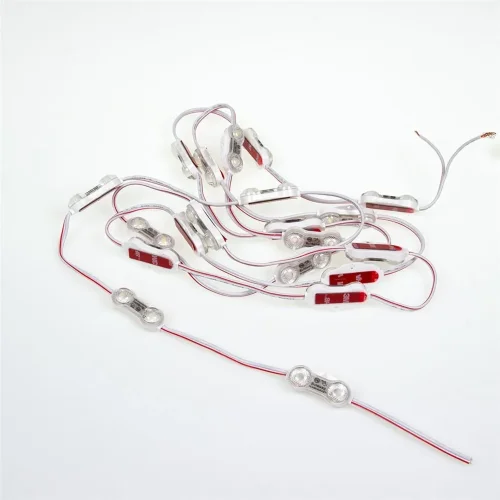 Светодиодный модуль 2led 2835 MOD51 (0.8W, 24VDC, white, 170°, led SAMSUNG) - фото II