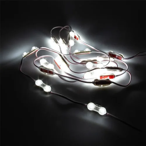Светодиодный модуль 2led 2835 MOD51 (0.8W, 24VDC, white, 170°, led SAMSUNG) - фото I