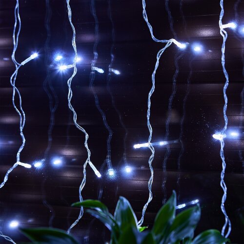 ULD-C1515-160-DTA WHITE IP20 Занавес светодиодный.1.5х1.5 м, 160 led, белый, с контроллером, провод прозрачный, IP20 - фото 10