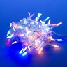 ULD-S0500-100-DTA MULTI IP20 CRYSTAL Гирлянда светодиодная, 5м, 100 светодиодов, Разноцветный свет, Провод прозрачный. - фото 1