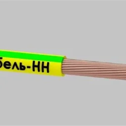 Провод ПуГВ 1х0.75 450/750В Ж/З (бухта) (м) ЭЛЕКТРОКАБЕЛЬ НН 000008067