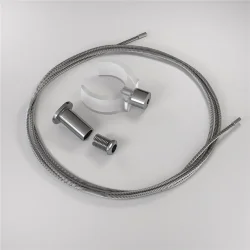 Подвес тросовый для трекового светильника Tau Exility, 1шт (Прозрачный)