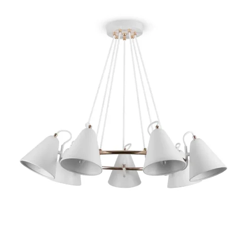 Люстра Freya FR8001PL-07WG (Белый с Золотом) - фото 5