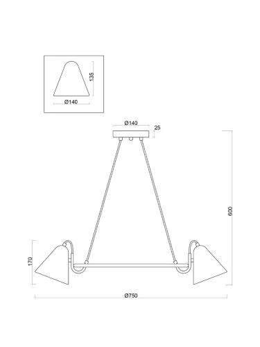 Люстра Фальке / Falke (Белый с Золотом) FR8001PL-07WG - фото 3