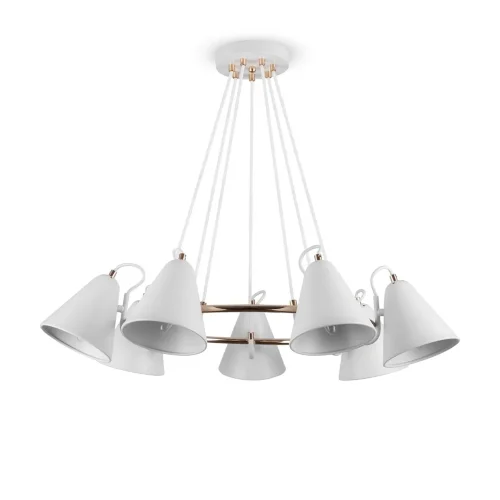 Люстра Фальке / Falke (Белый с Золотом) FR8001PL-07WG - фото 6