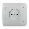 Розетка одинарная CLASSICO белая 2022 IN HOME - Фото