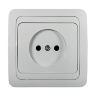 Розетка одинарная CLASSICO белая 2022 IN HOME - Фото