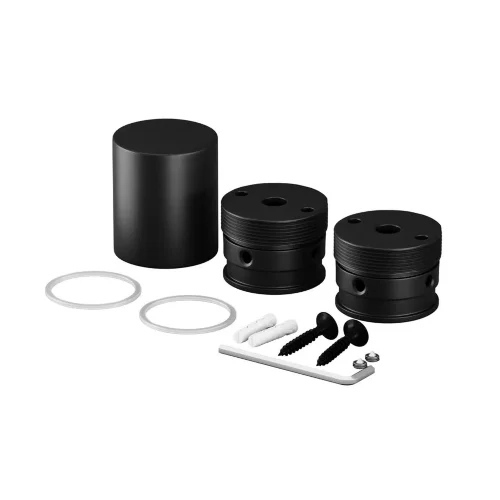 Набор для вертикального накладного монтажа Nemo D18 черный (Черный) - фото