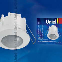 USN-15-360R-1200W-3LUX-6M-0.6-1.5m-s-WH Датчик движения, Картонная упаковка